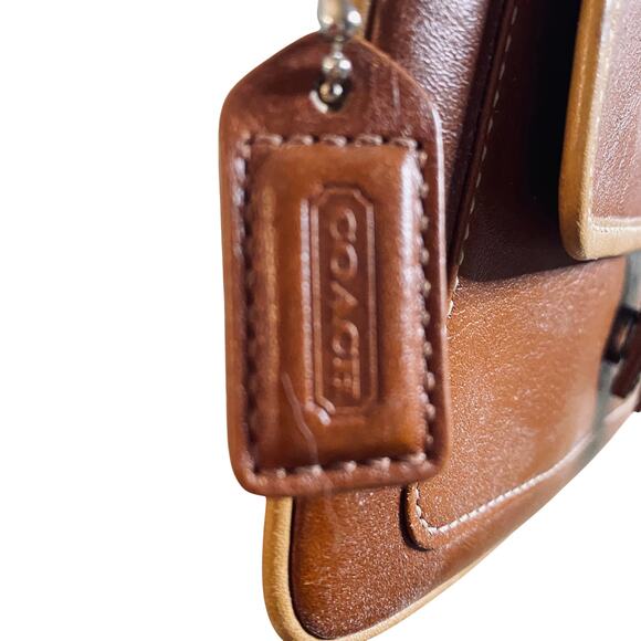 Coach Leather Buckle Wristlet - Picture 1 of 4